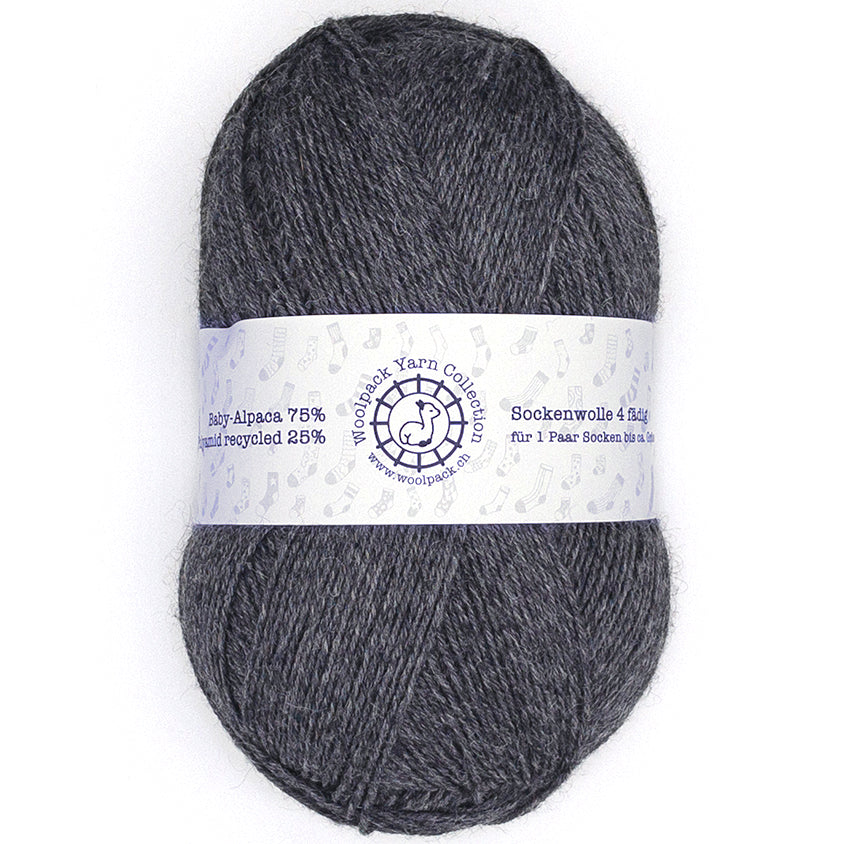 Baby-Alpaka Sockenwolle 4fädig • Alpaca, Woolpack Yarn Collection