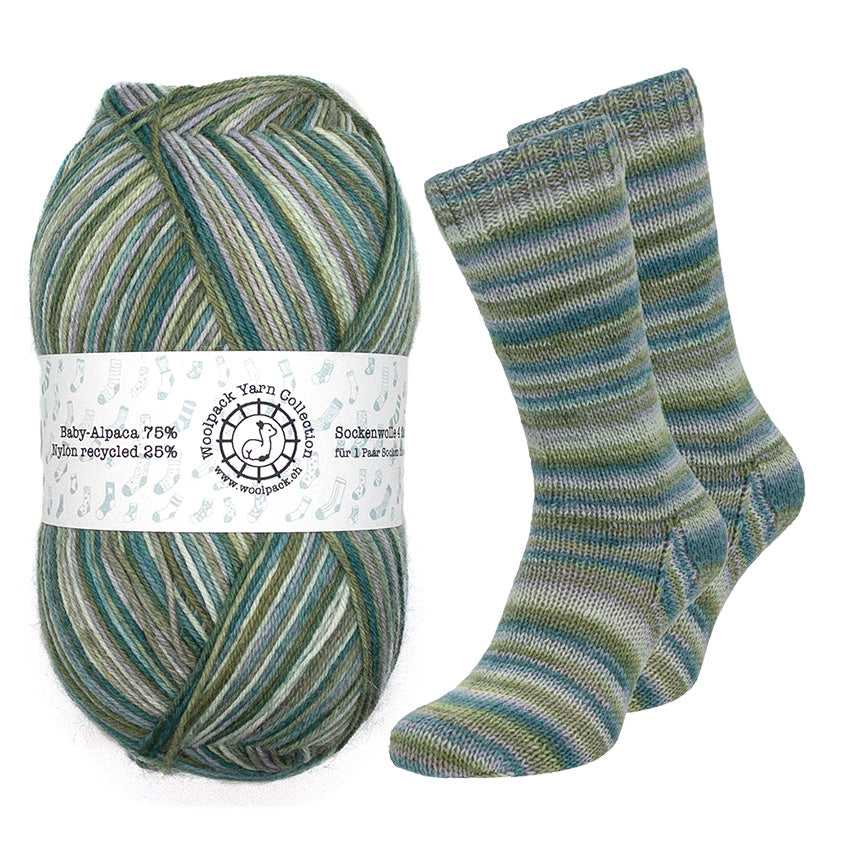 Baby-Alpaka Sockenwolle 4fädig • Alpaca, Woolpack Yarn Collection