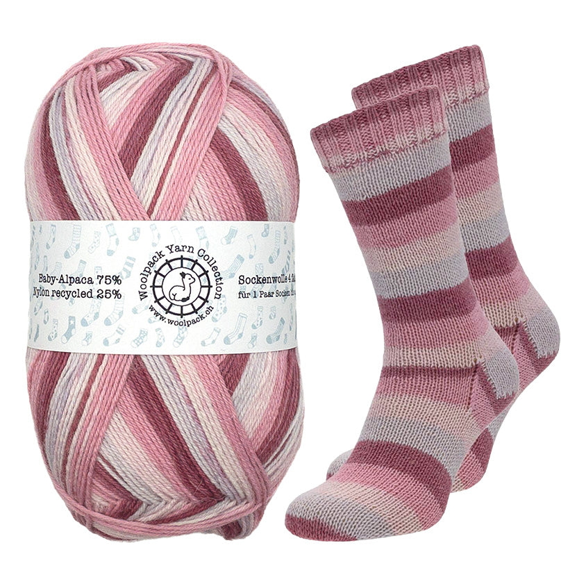 Baby-Alpaka Sockenwolle 4fädig • Alpaca, Woolpack Yarn Collection
