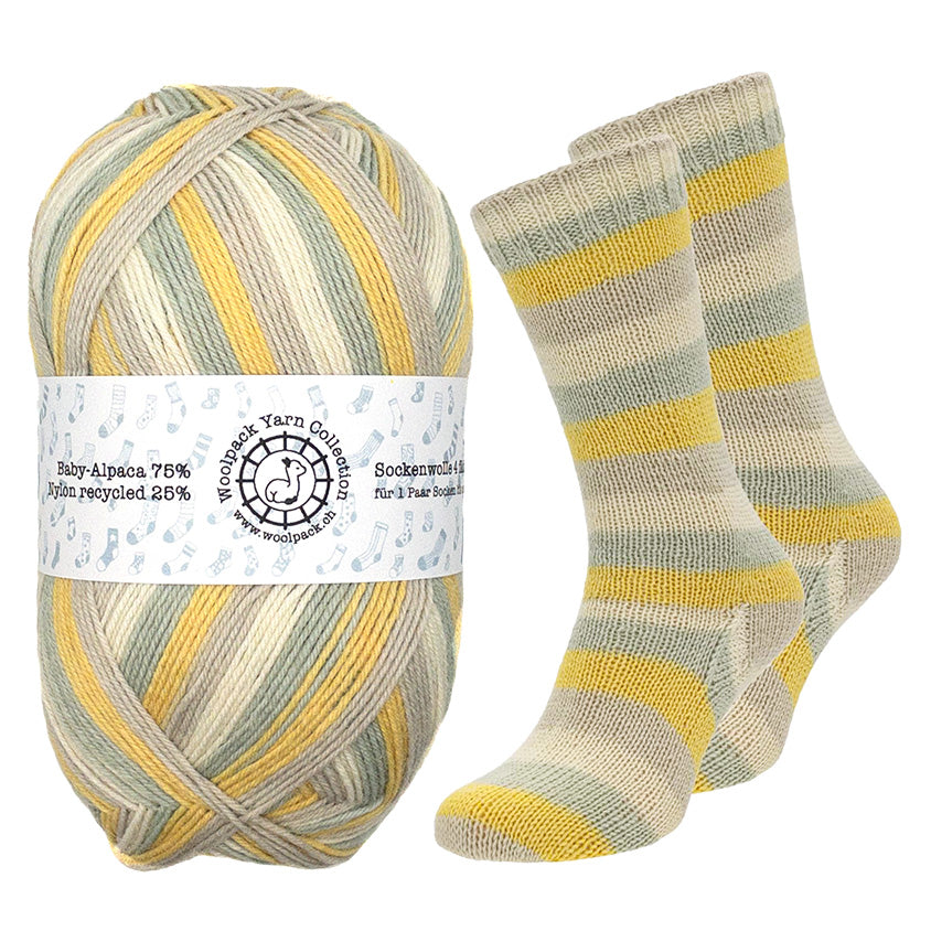 Baby-Alpaka Sockenwolle 4fädig • Alpaca, Woolpack Yarn Collection