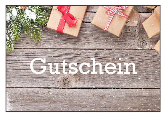 Geschenkgutschein, gedruckt