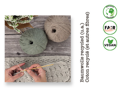 Eco Vita Recycled Cotton • Baumwolle, rezyklierte Fasern, DMC