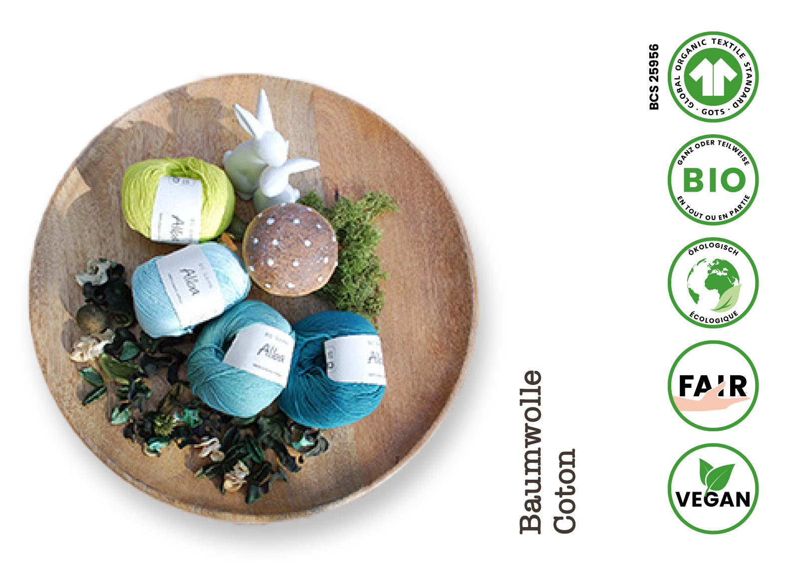 Alba • Bio-Baumwolle, BC Garn, GOTS