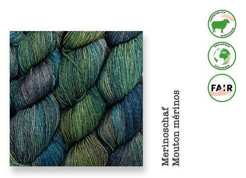 Arroyo • Schurwolle Merino mulesingfrei, Malabrigo Yarn