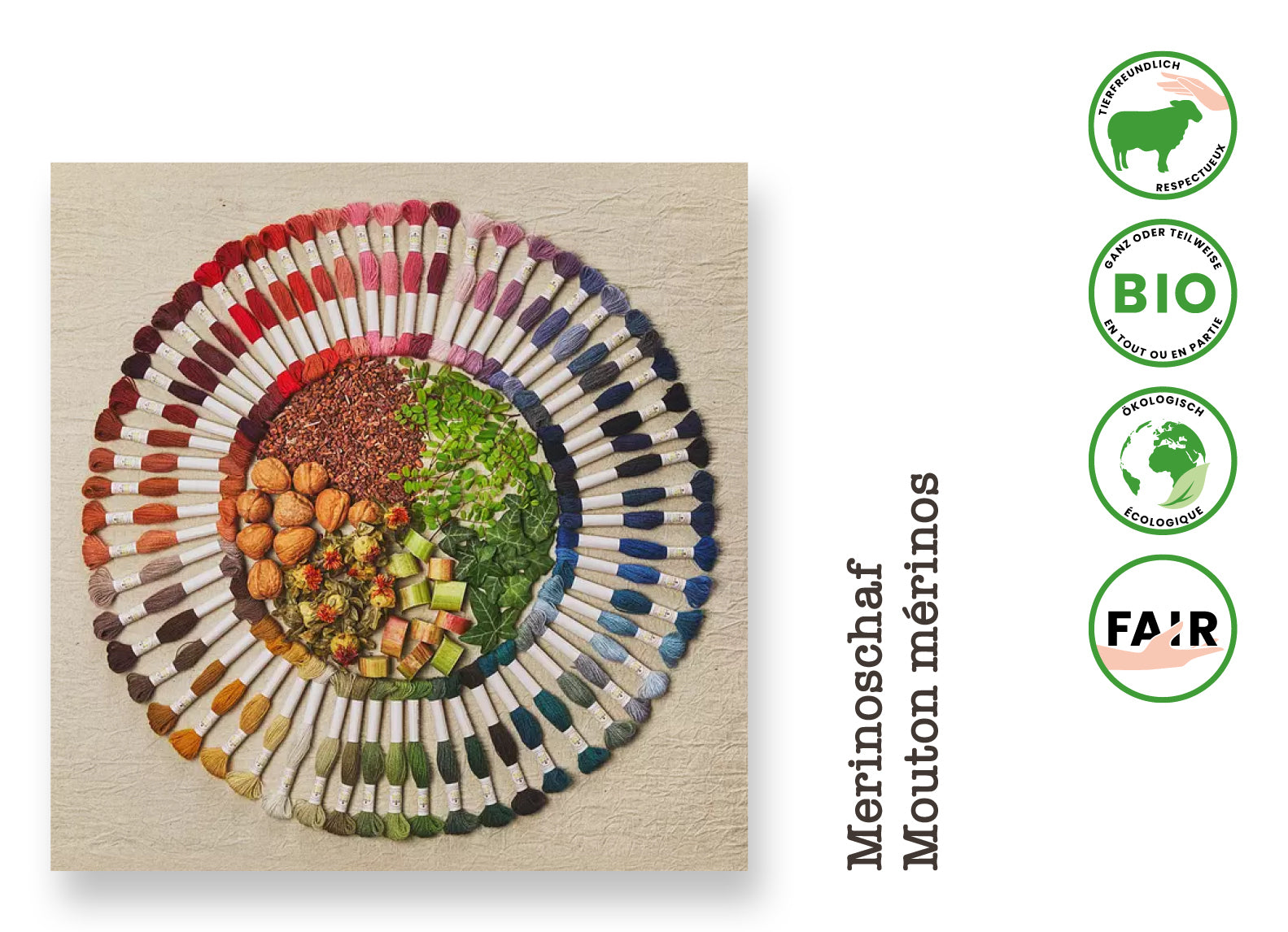 Eco Vita Stickgarn • Schurwolle Merino bio, DMC