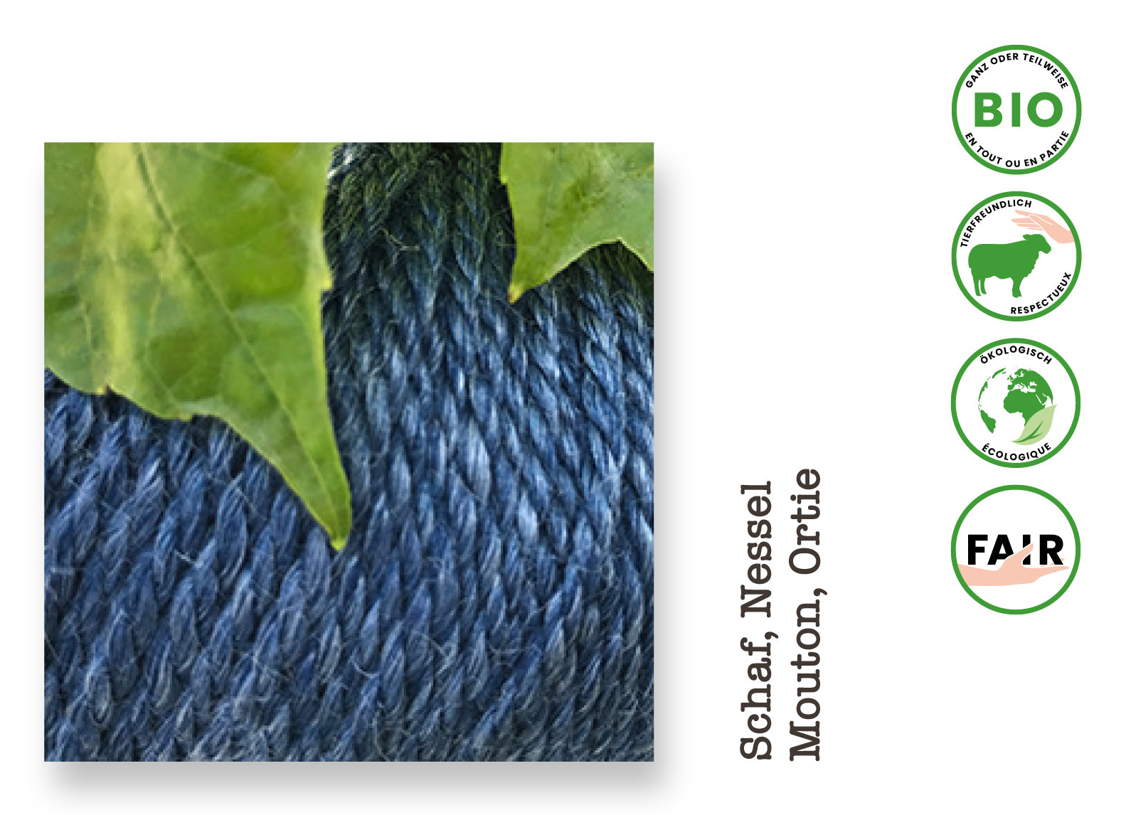 Onion No. 6 • Schurwolle bio und Nessel, Onion – letzte Knäuel