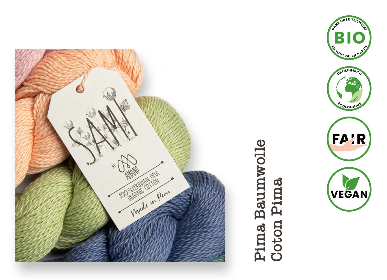 Sami • Pima-Baumwolle biologisch, Amano